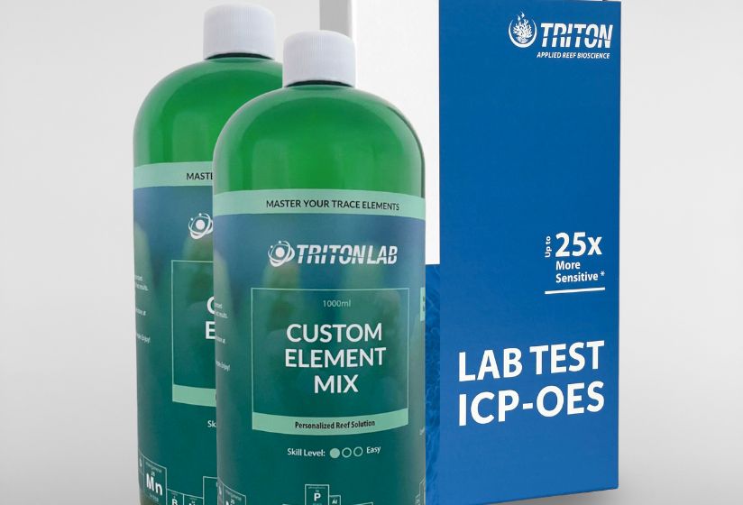 TRITON MYTE individuelle Elementmischung — personalisiertes Riffsupplement in zwei Flaschen